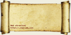 Olja Andrić vizit kartica